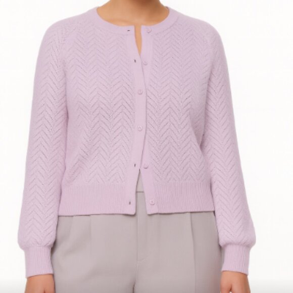 ARITZIA Wilfred London Cardigan Lavender Size Small - Picture 1 of 4